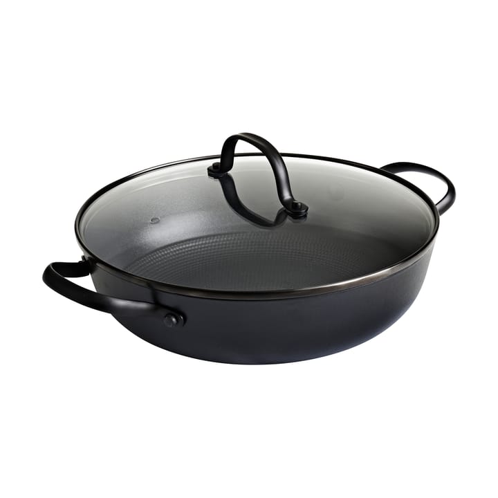 Satake Panela em ferro fundido com tampa de vidro, 26 cm Satake