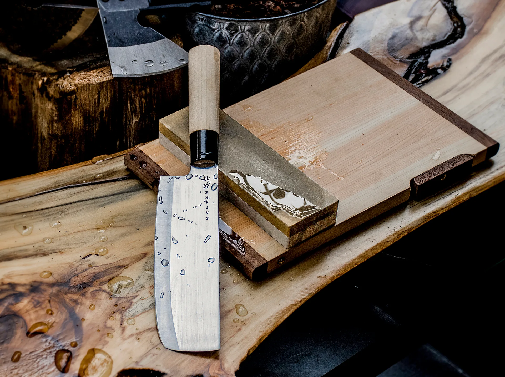 Satake pedra de amolar, 1000/3000 grit Satake