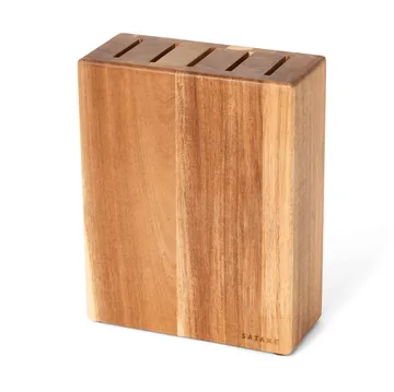 Satake suporte para facas - Acácia, 5 facas, 22,8x18x8 cm - Satake