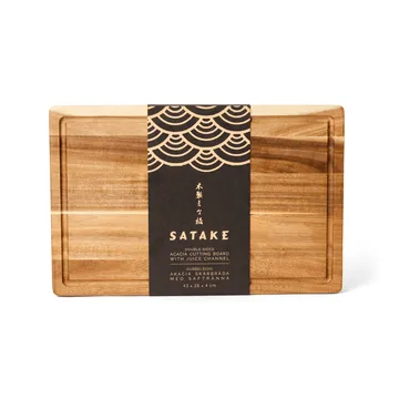 Satake tábua de cortar - Acácia, oleada, 43,2x27,9x3,8 cm - Satake
