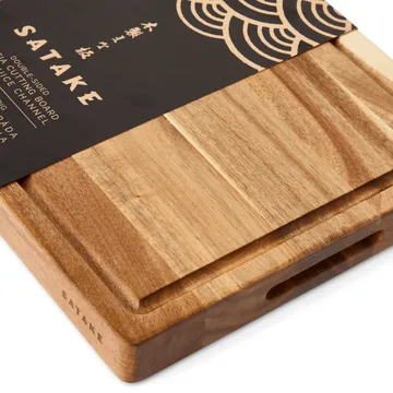 Satake tábua de cortar - Acácia, oleada, 43,2x27,9x3,8 cm - Satake