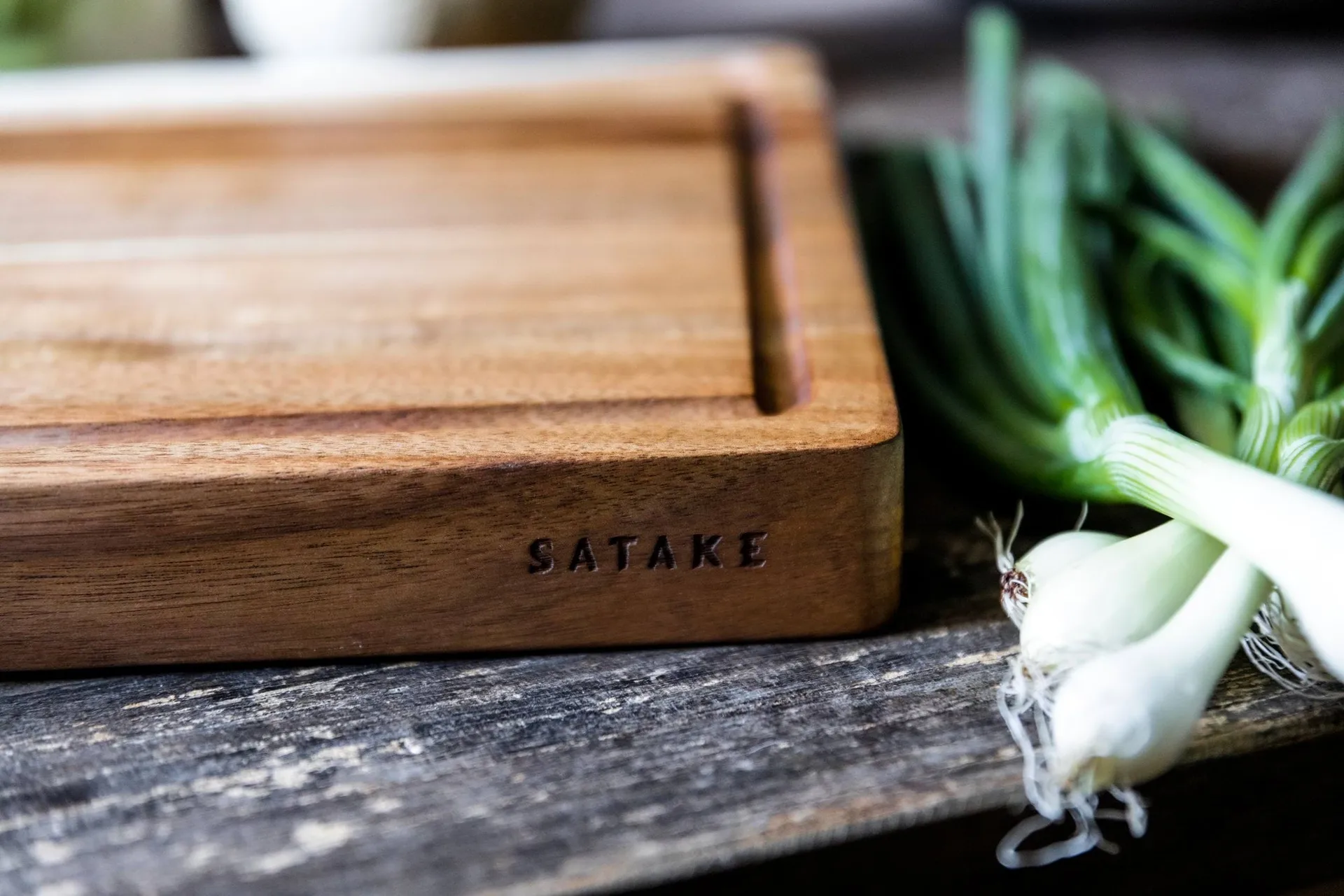 Satake tábua de cortar, Acácia, oleada, 43,2x27,9x3,8 cm Satake