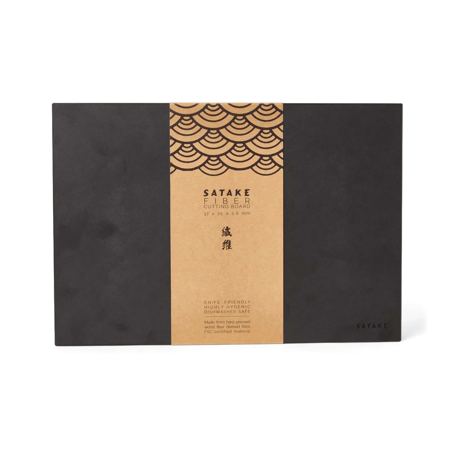 Satake tábua de corte em madeira e papel, 37x25,5x0,6 cm Satake
