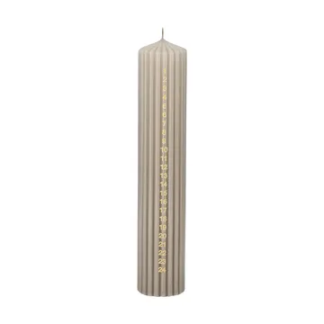 Awaiting vela de calendário - Linho, 25 cm - Scandi Essentials