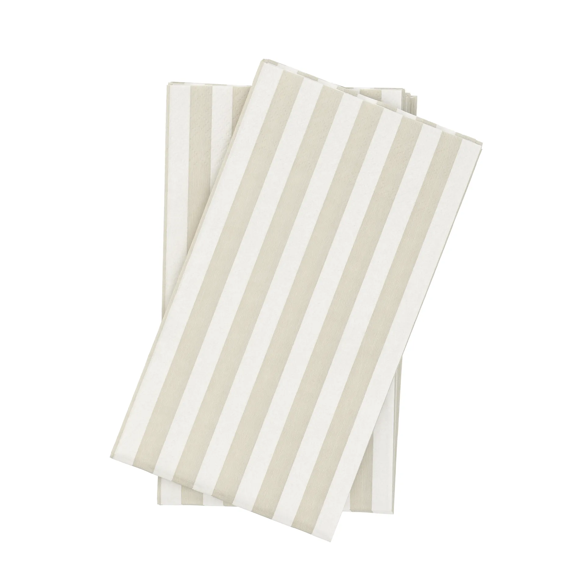 Bold Stripe guardanapo de papel, Branco-bege, pack de 15, 33x40 cm Scandi Essentials