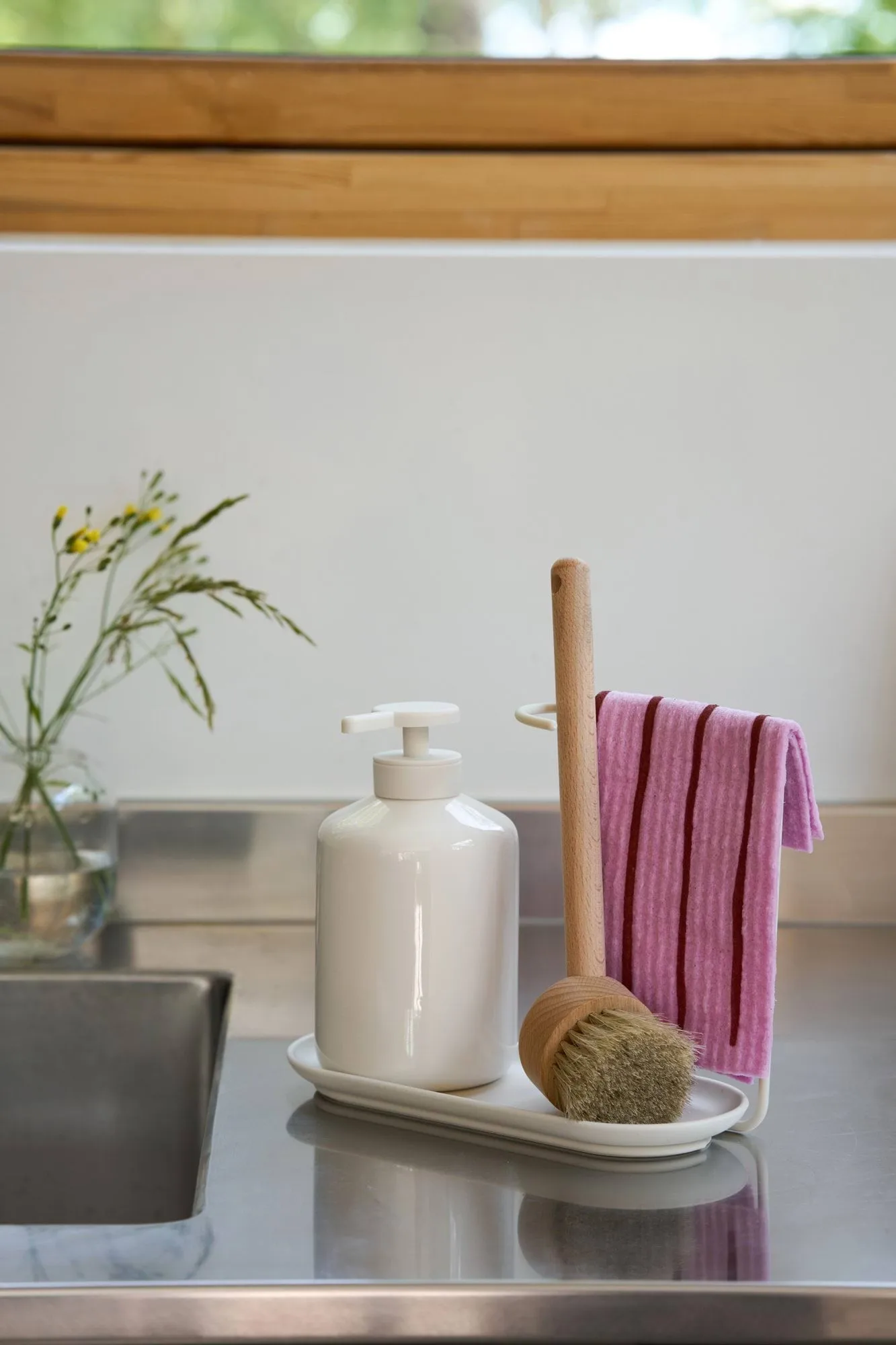 Daily pano de cozinha com padrão, Rosa, conjunto de 3 Scandi Essentials