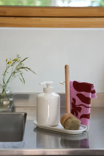 Daily pano de cozinha com padrão - Rosa, conjunto de 3 - Scandi Essentials