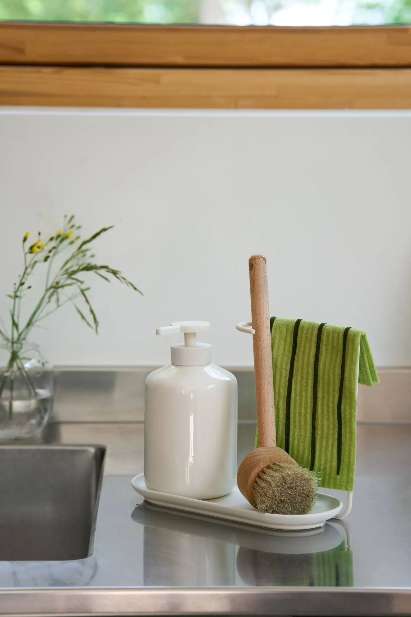 Daily pano de cozinha com padrão, Verde, pack de 3 Scandi Essentials