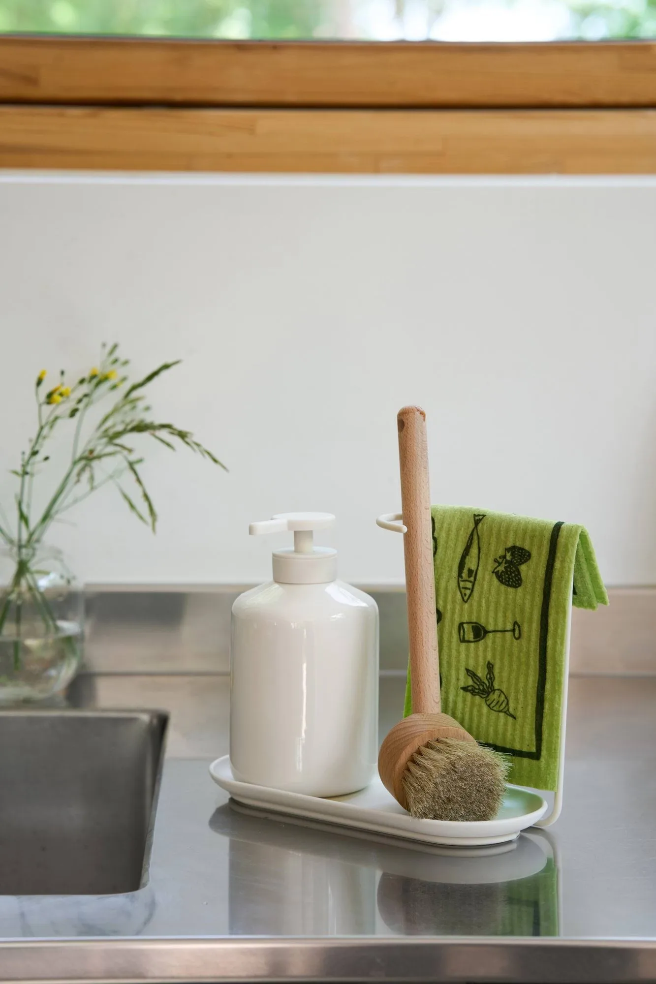Daily pano de cozinha com padrão, Verde, pack de 3 Scandi Essentials