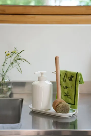 Daily pano de cozinha com padrão - Verde, pack de 3 - Scandi Essentials