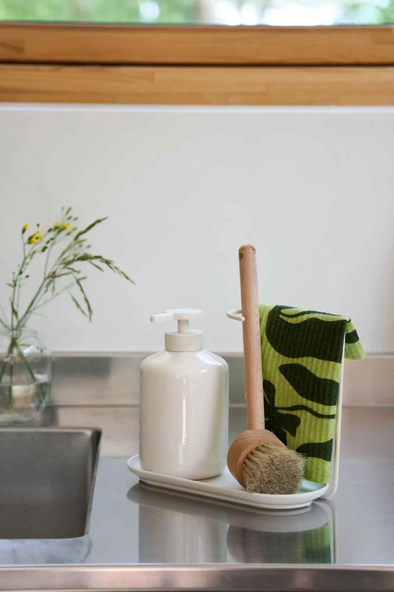 Daily pano de cozinha com padrão, Verde, pack de 3 Scandi Essentials