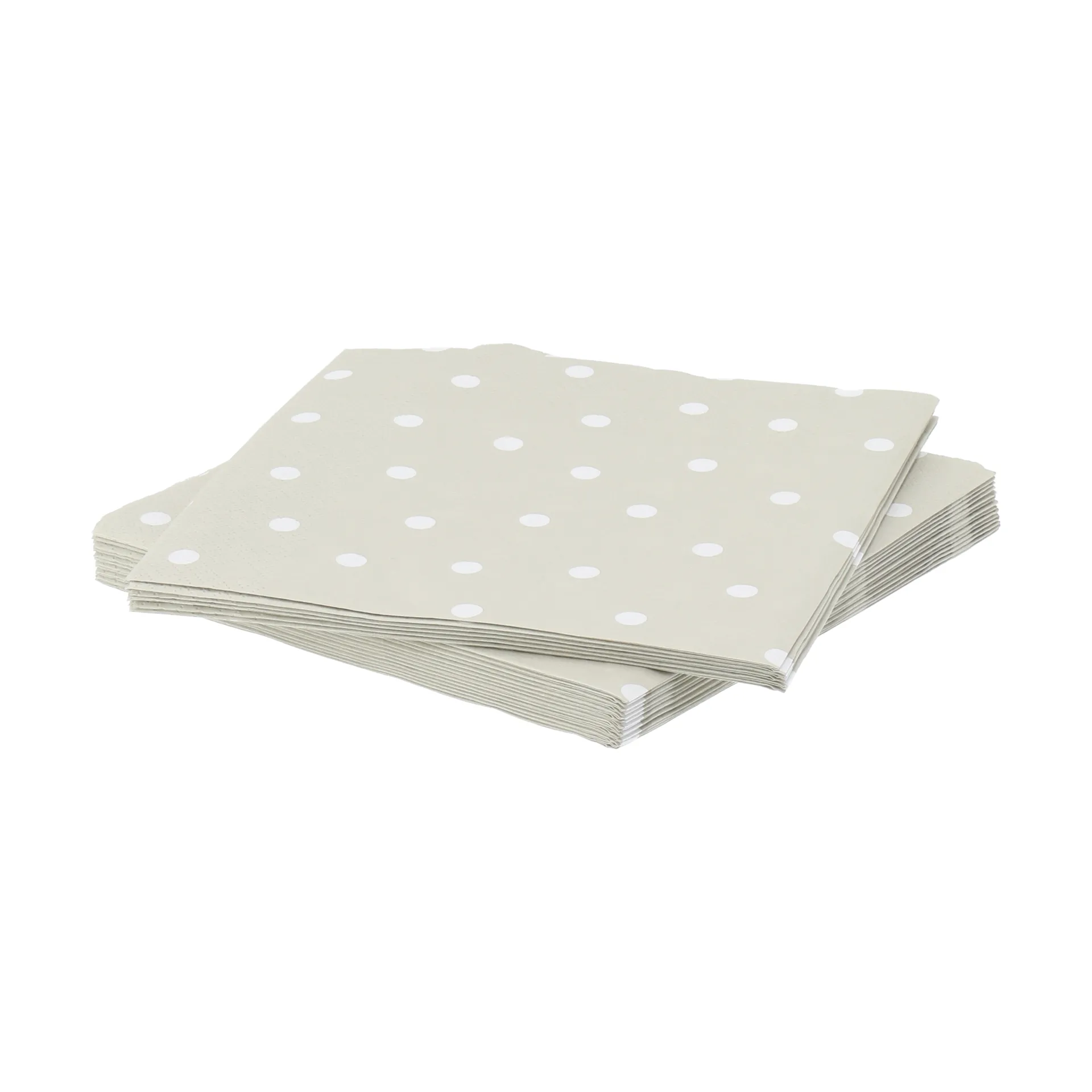 Guardanapo de papel com pontos finos, Branco-bege, pack de 20, 33x33 cm Scandi Essentials