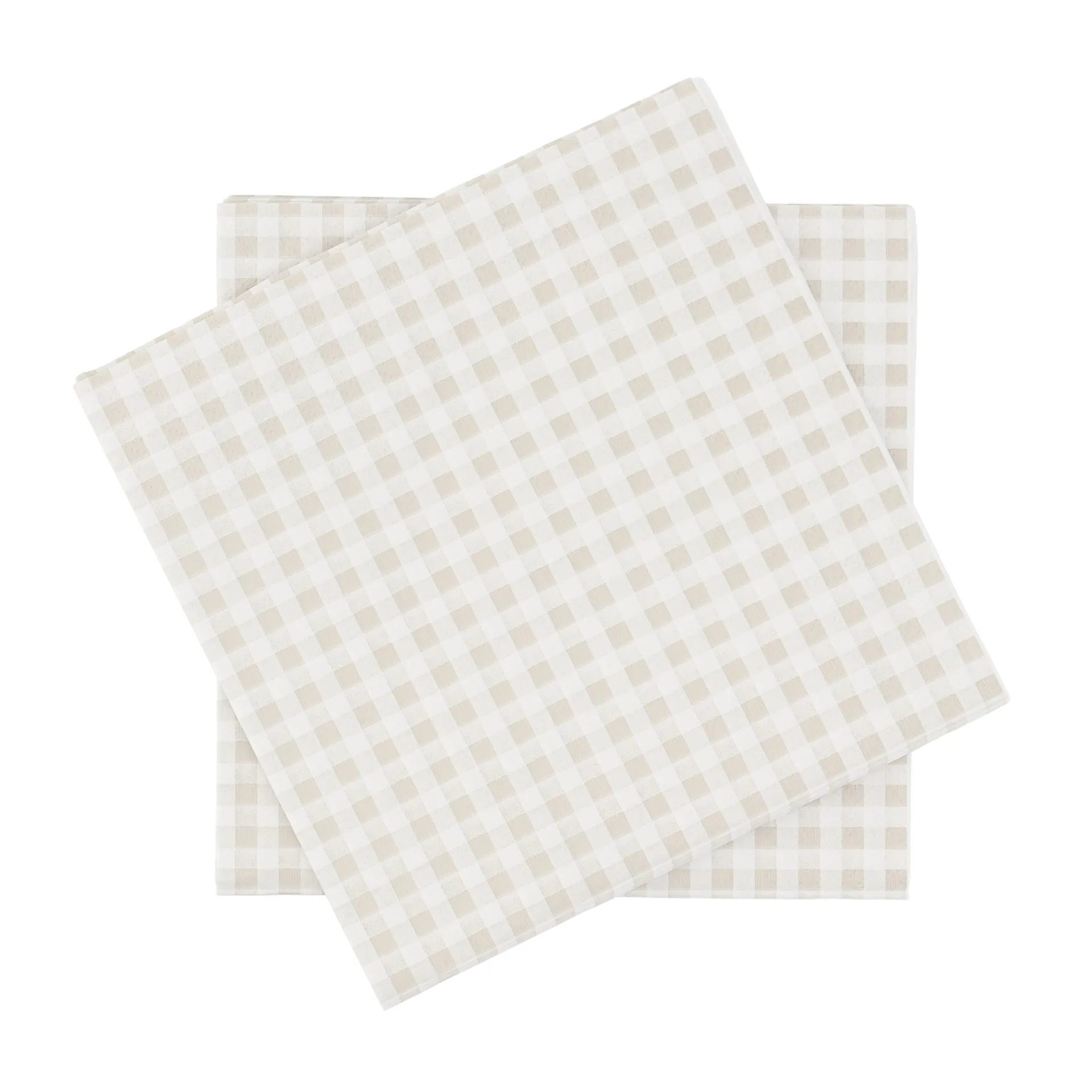 Guardanapo de papel de grelha fina, Branco-bege, pack de 20, 33x33 cm Scandi Essentials