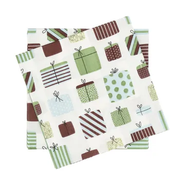 Guardanapo de papel Gift - Multi, pack de 20, 33x33 cm - Scandi Essentials