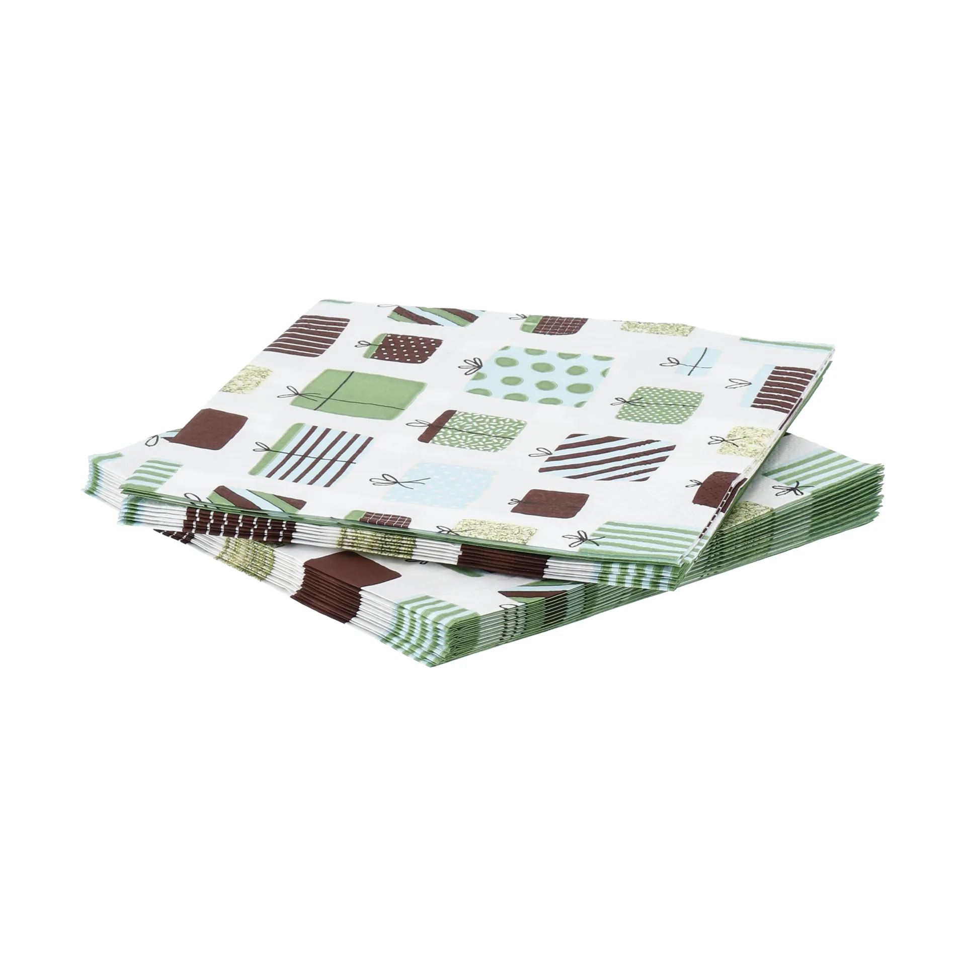 Guardanapo de papel Gift, Multi, pack de 20, 33x33 cm Scandi Essentials