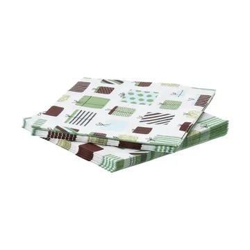 Guardanapo de papel Gift - Multi, pack de 20, 33x33 cm - Scandi Essentials