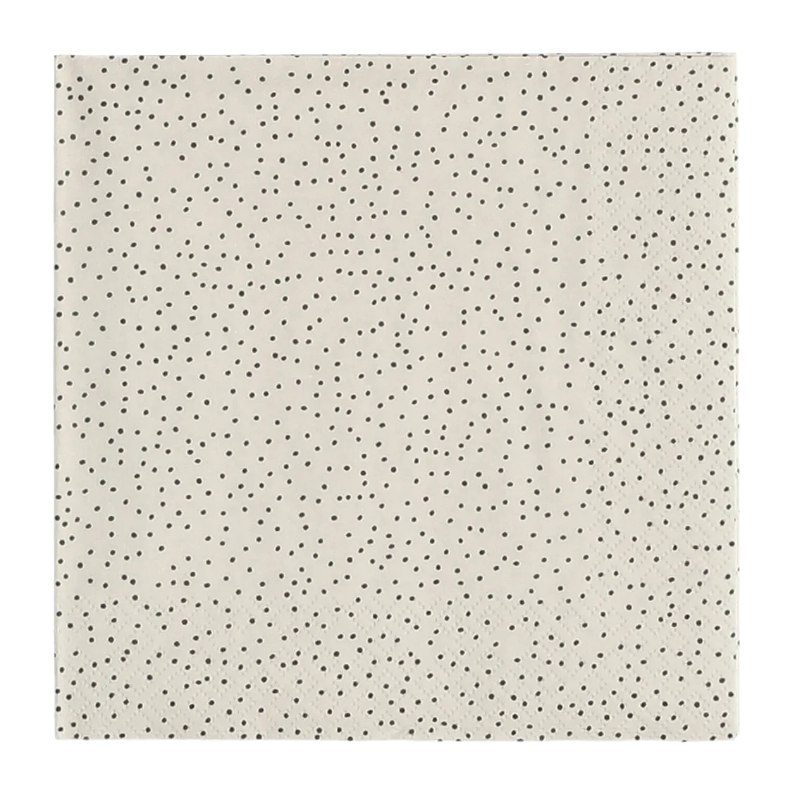 Guardanapos Grain 33x33 cm 20 unidades, Sand-preto Scandi Essentials