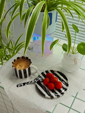 Guardanapos Solstickan 33x33 cm 20 unidades - branco-preto - Scandi Essentials