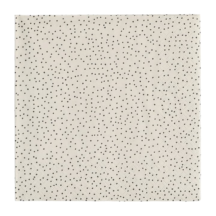 Guardanapos Solstickan 33x33 cm 20 unidades - Sand-preto - Scandi Essentials