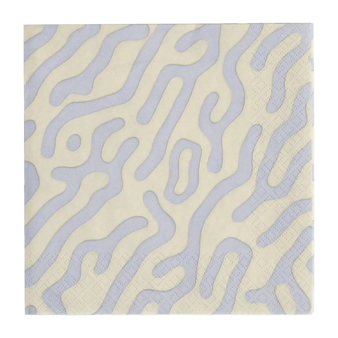 Guardanapos Trace 33x33 cm 20 unidades, Sand-azul pó Scandi Essentials