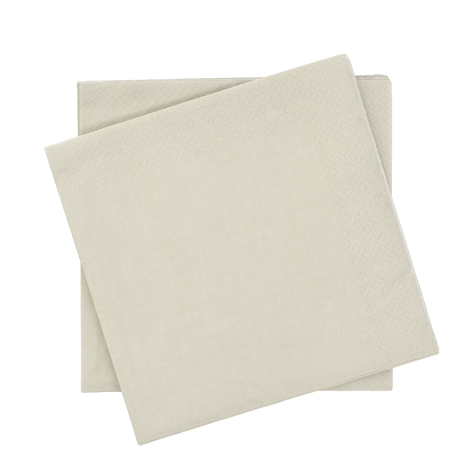Plain guardanapo de papel, Bege, pack de 20, 40x40 cm Scandi Essentials