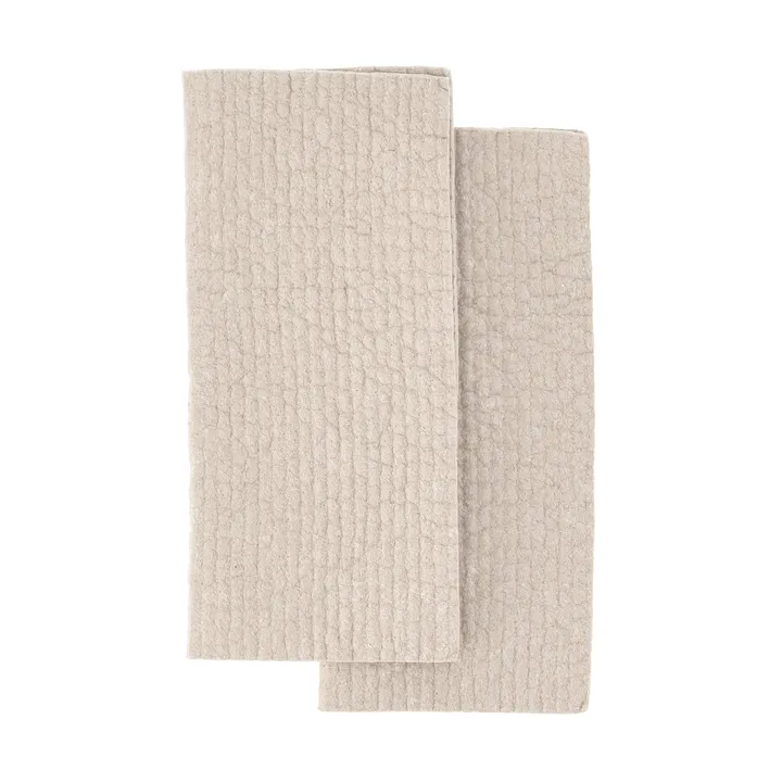 Rinse pano de loiça - Bege, conjunto de 2 peças - Scandi Essentials
