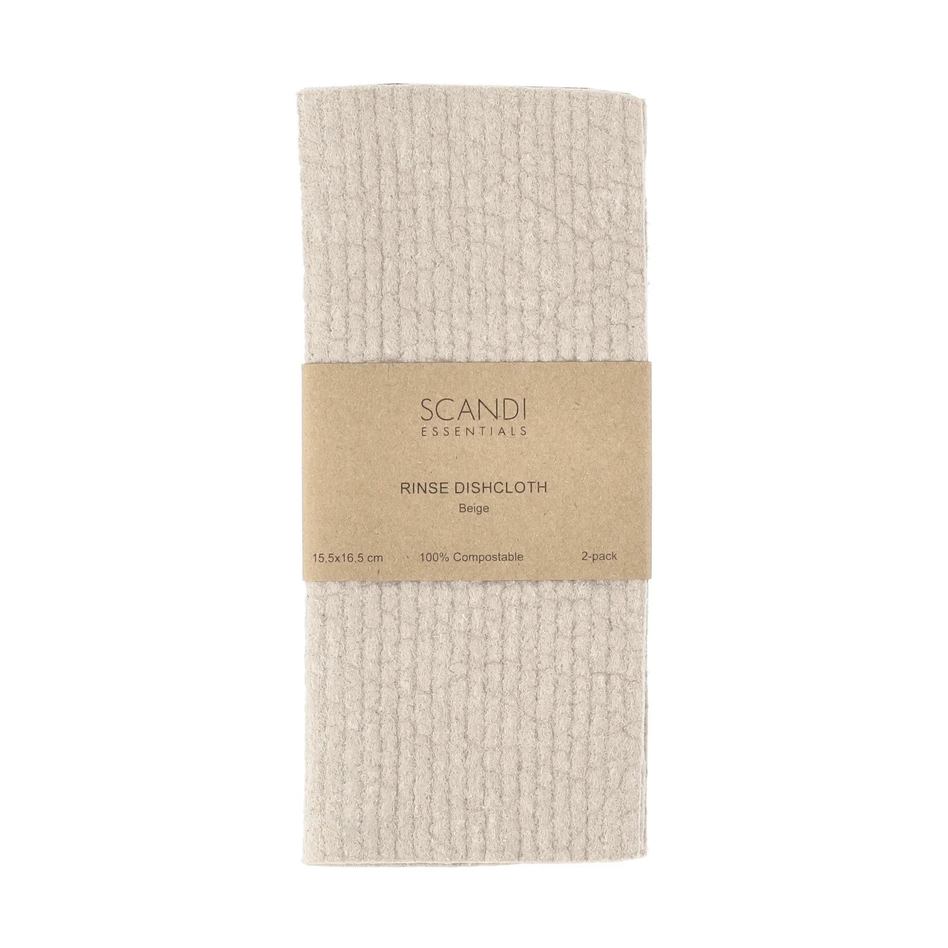 Rinse pano de loiça, Bege, conjunto de 2 peças Scandi Essentials
