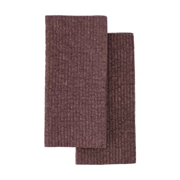 Rinse pano de loiça - Burgundy, conjunto de 2 peças - Scandi Essentials