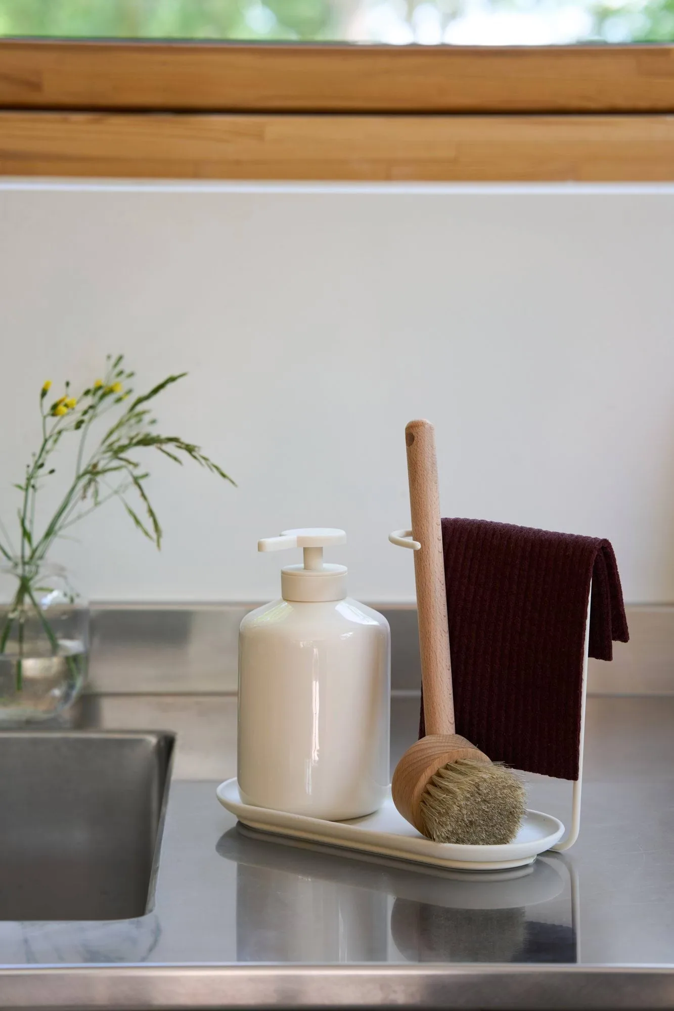 Rinse pano de loiça, Burgundy, conjunto de 2 peças Scandi Essentials