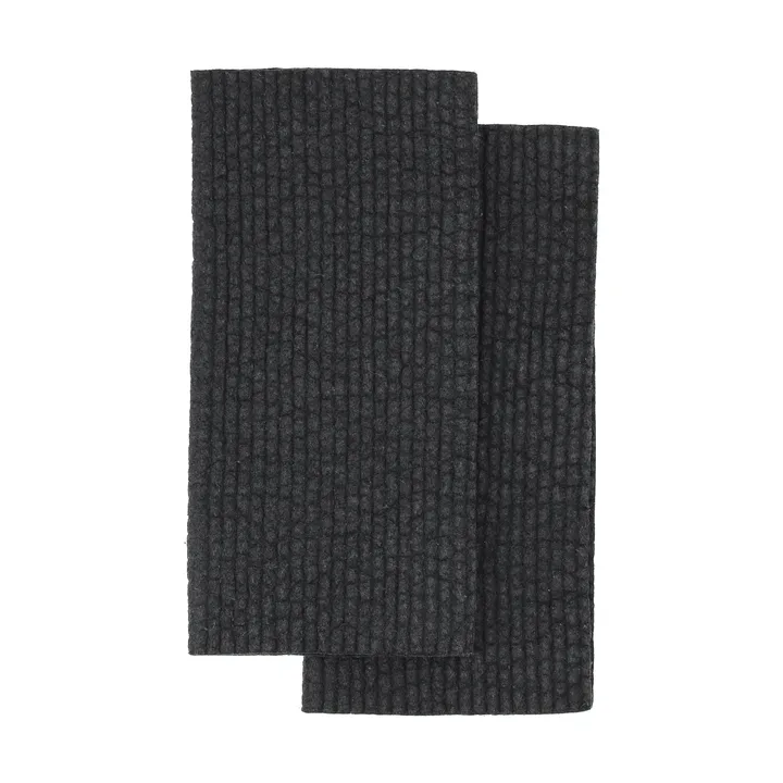 Rinse pano de loiça - Preto, pack de 2 - Scandi Essentials