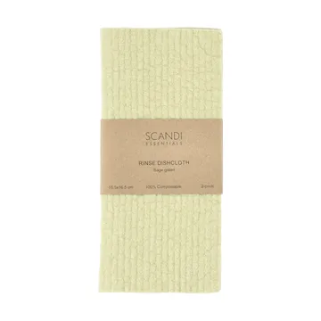 Rinse pano de loiça - Sálvia, conjunto de 2 peças - Scandi Essentials