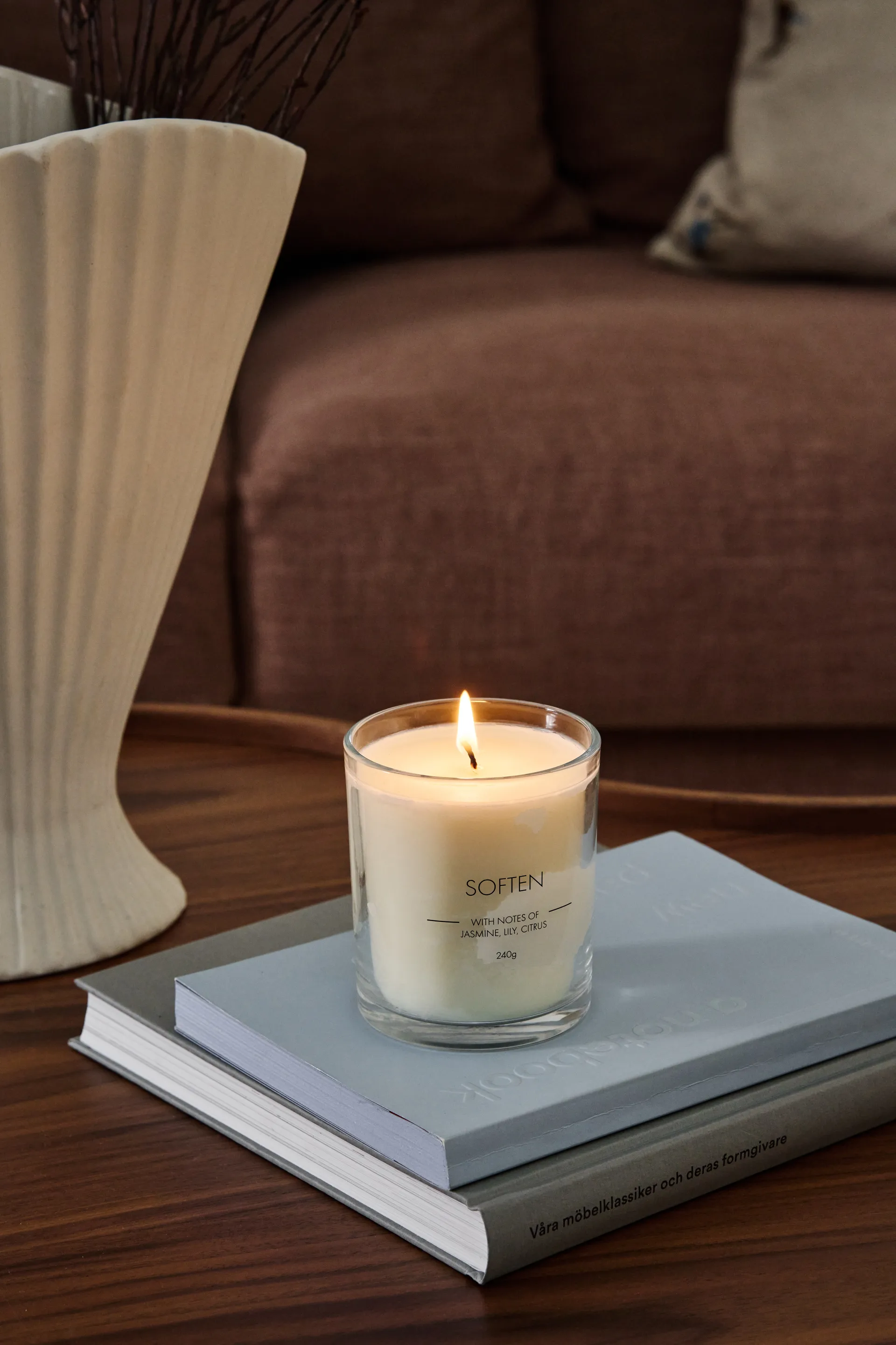 Soften vela perfumada, 260 g Scandi Essentials