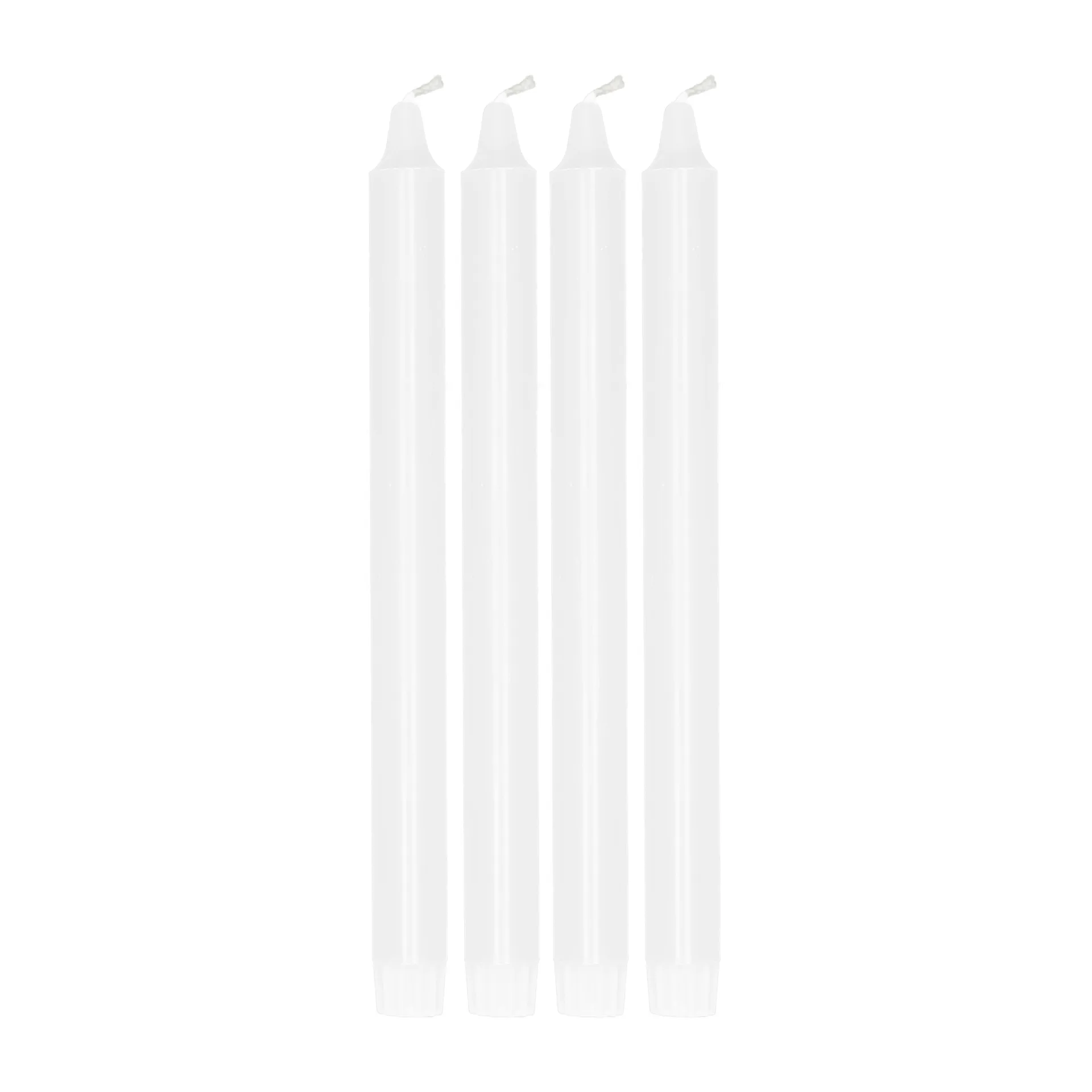 Vela cónica Ambiance 4 unidades 27 cm, Branco Scandi Essentials