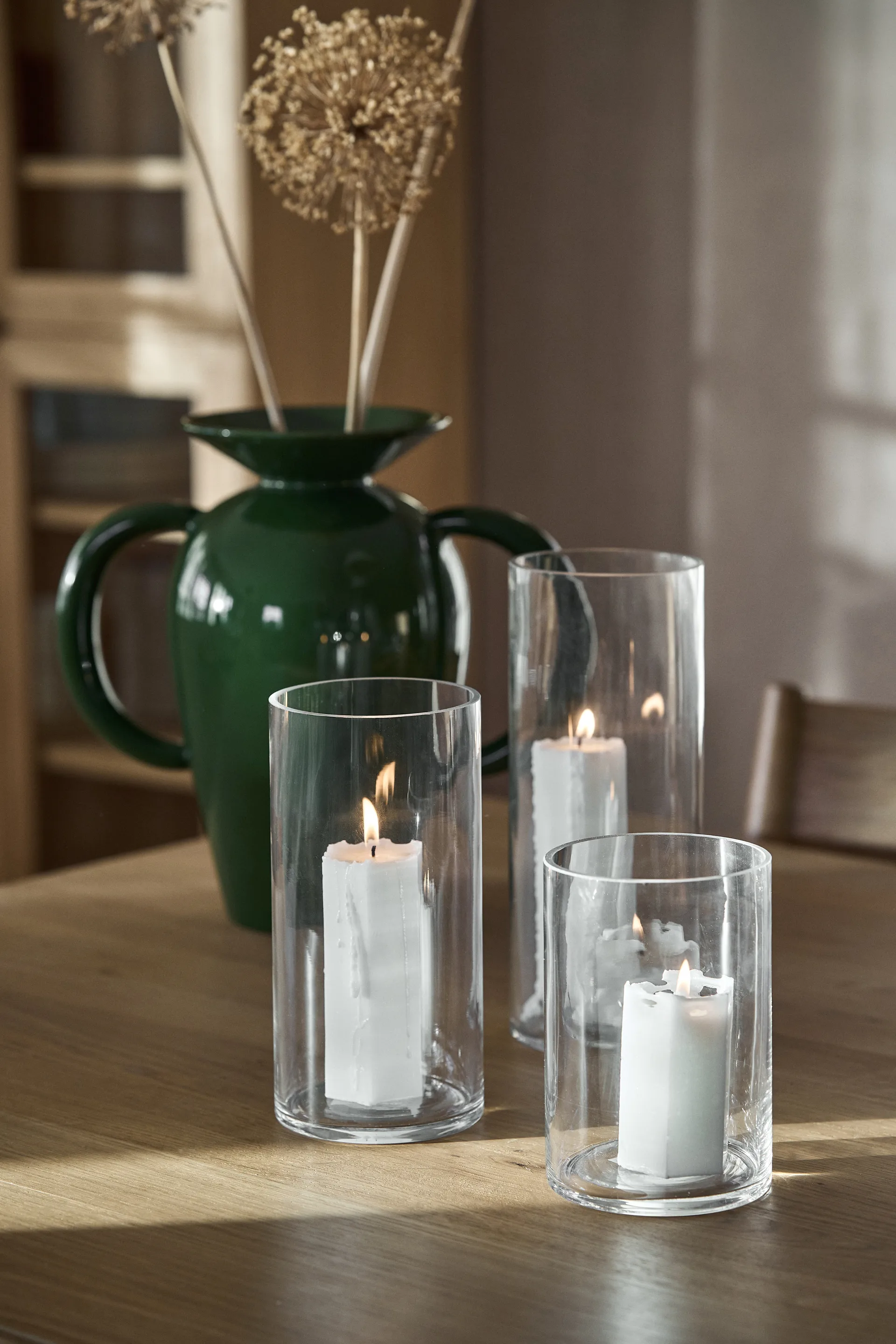 Vela em bloco Luminous Spider web, Ø6x15 cm Scandi Essentials