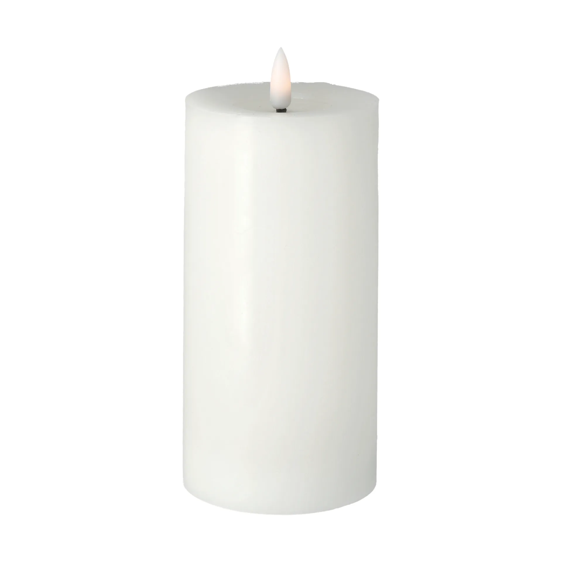 Vela LED Bright Melt 17,5 cm, Branco Scandi Essentials