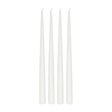Vela longa Atmosphere 4 unidades 32 cm - Branco - Scandi Essentials