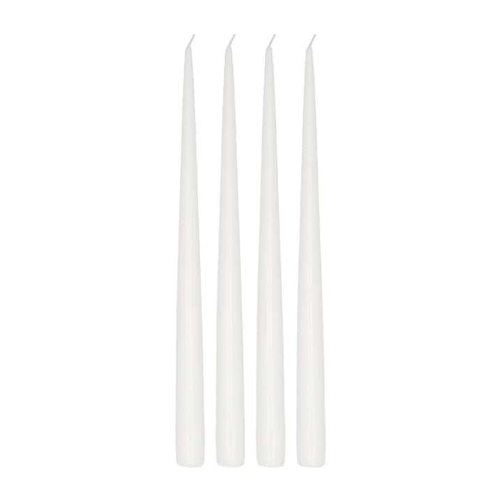 Vela longa Atmosphere 4 unidades 32 cm - Branco - Scandi Essentials