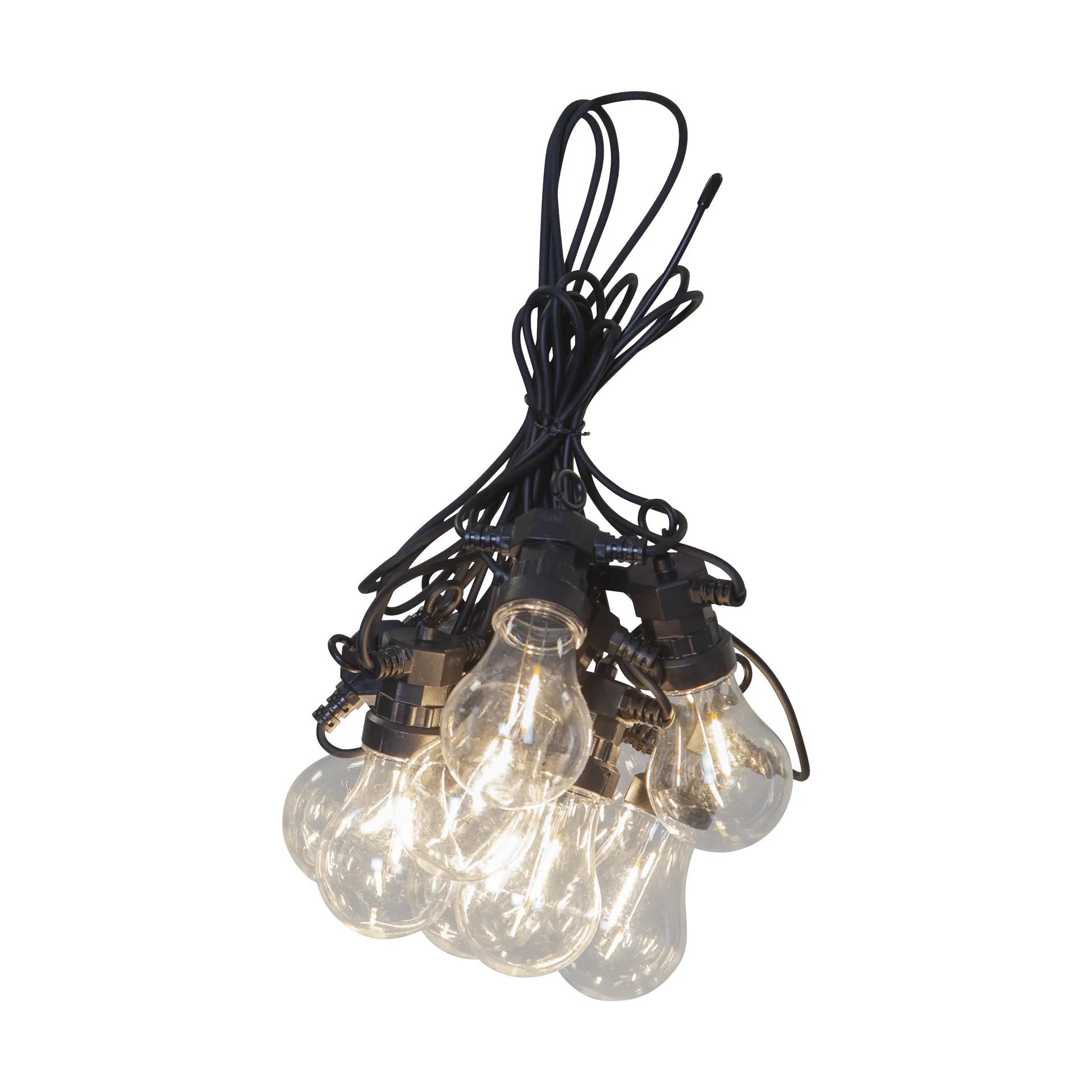 Wisp cordão de luzes preto, 405 cm, 10 luzes Scandi Essentials