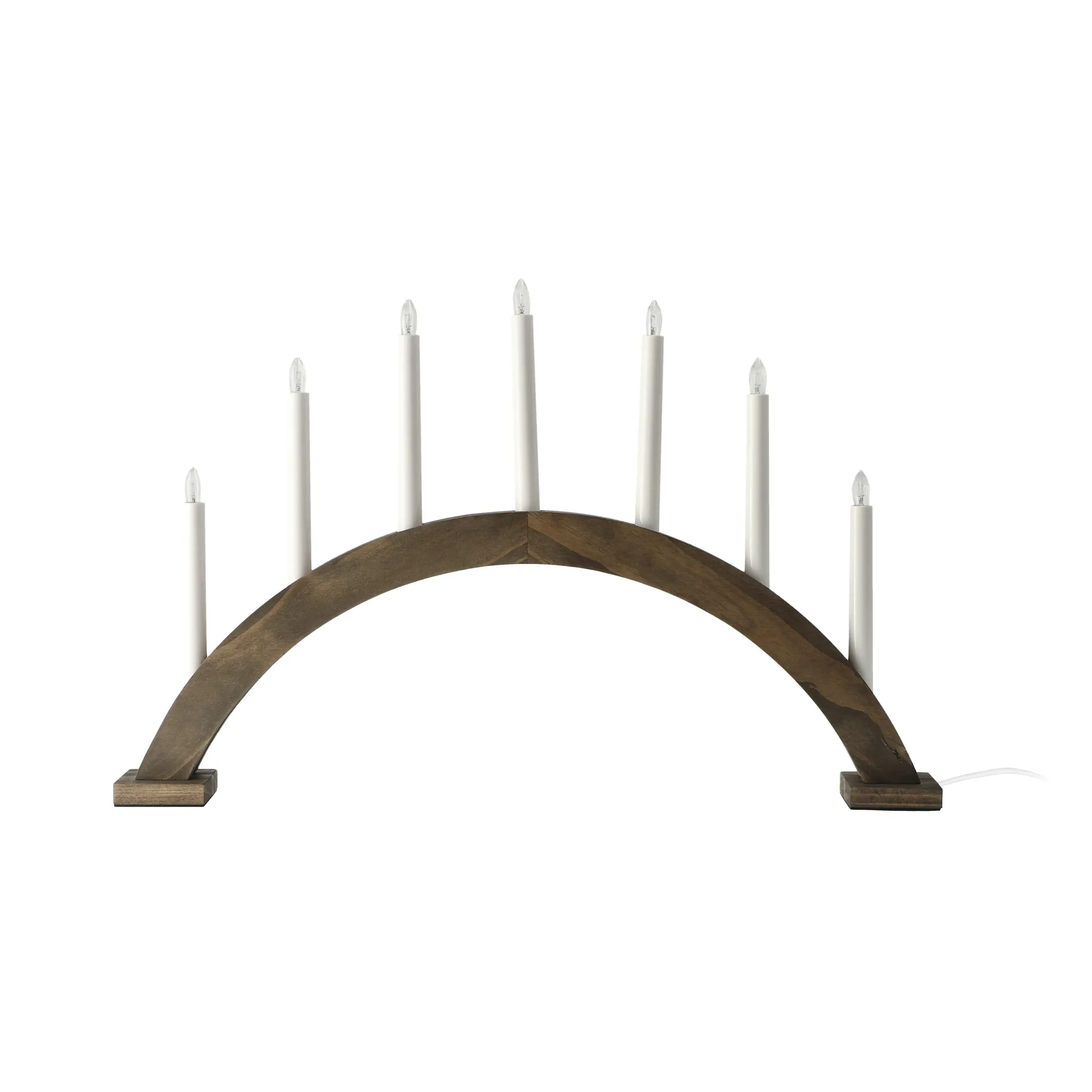 Arco de velas de advento Sky 41 cm, Tingimento escuro Scandi Living