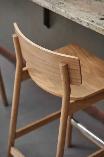 Banco alto Horizon 67 cm - Laqurered oak - Scandi Living