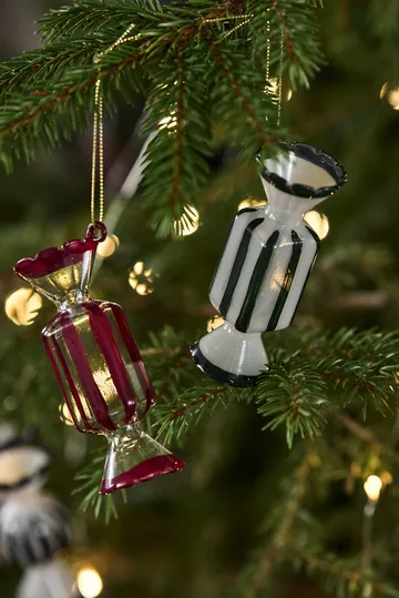 Bolas de Natal Bonbons 6-pack - Verde - Scandi Living