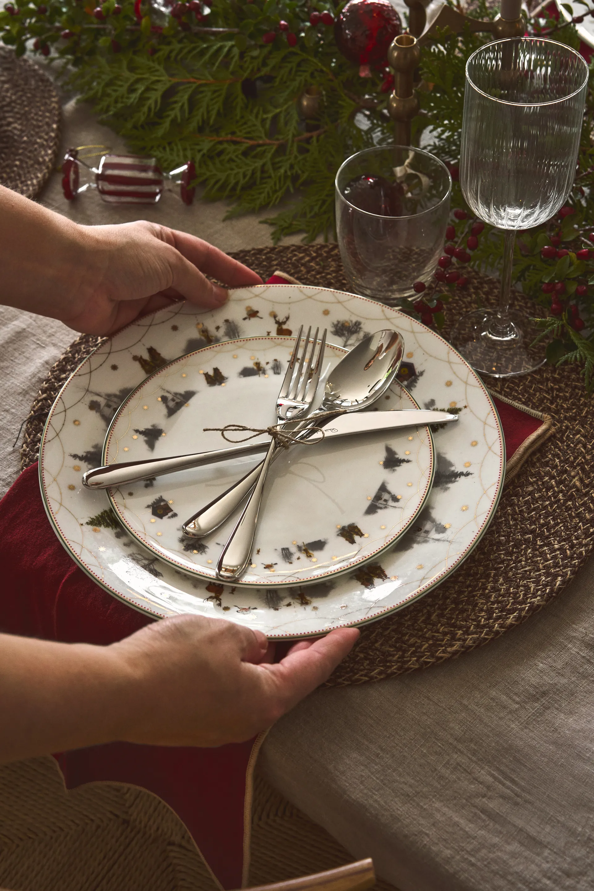 Bolas de Natal Bonbons 6-pack, Vermelho Scandi Living