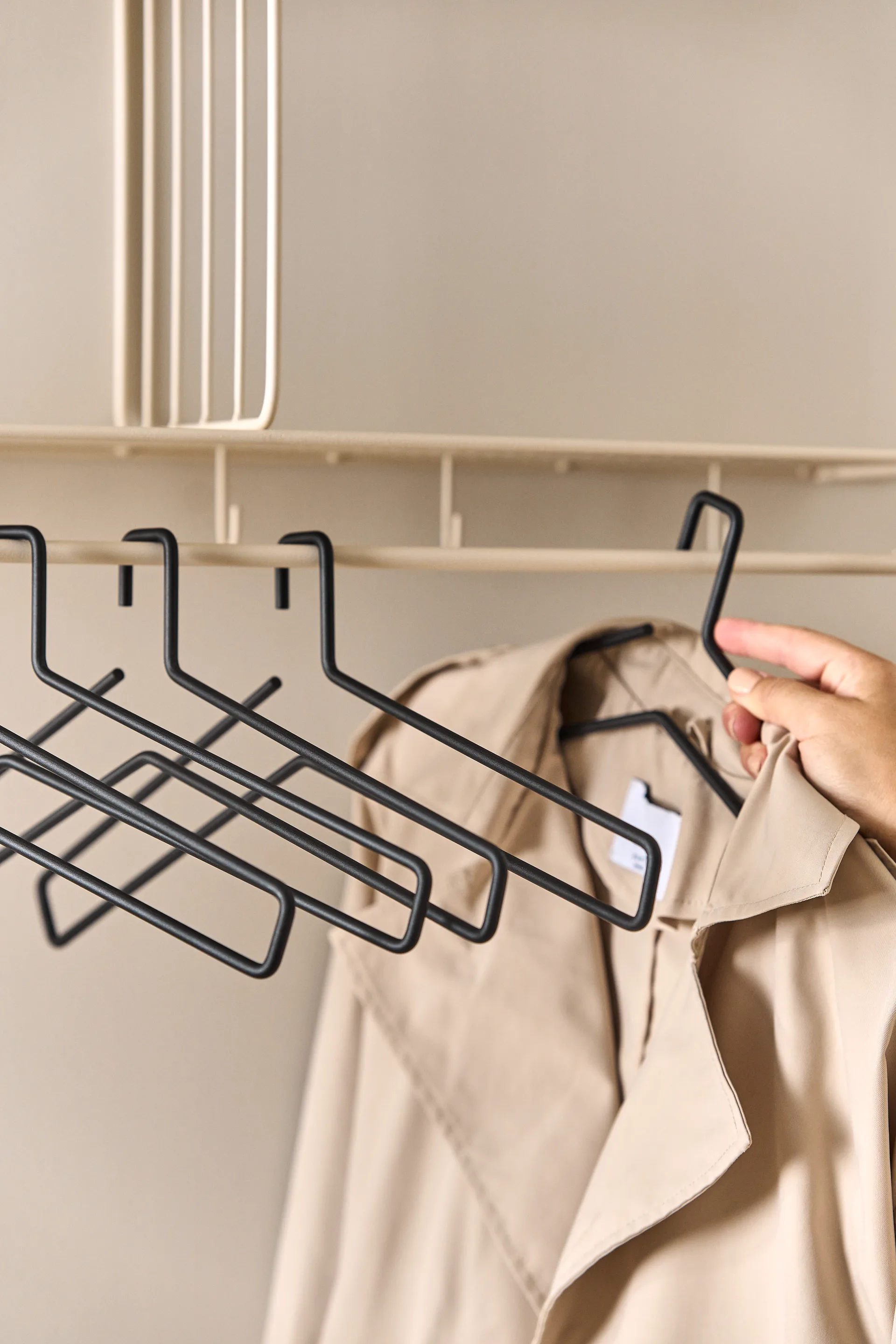 Cabide Edge 5 unid., Black Scandi Living