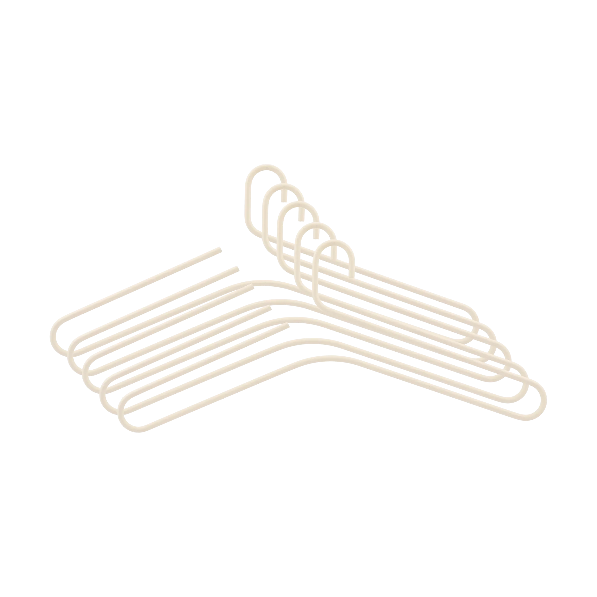 Cabide Smooth 5 unid., Beige Scandi Living