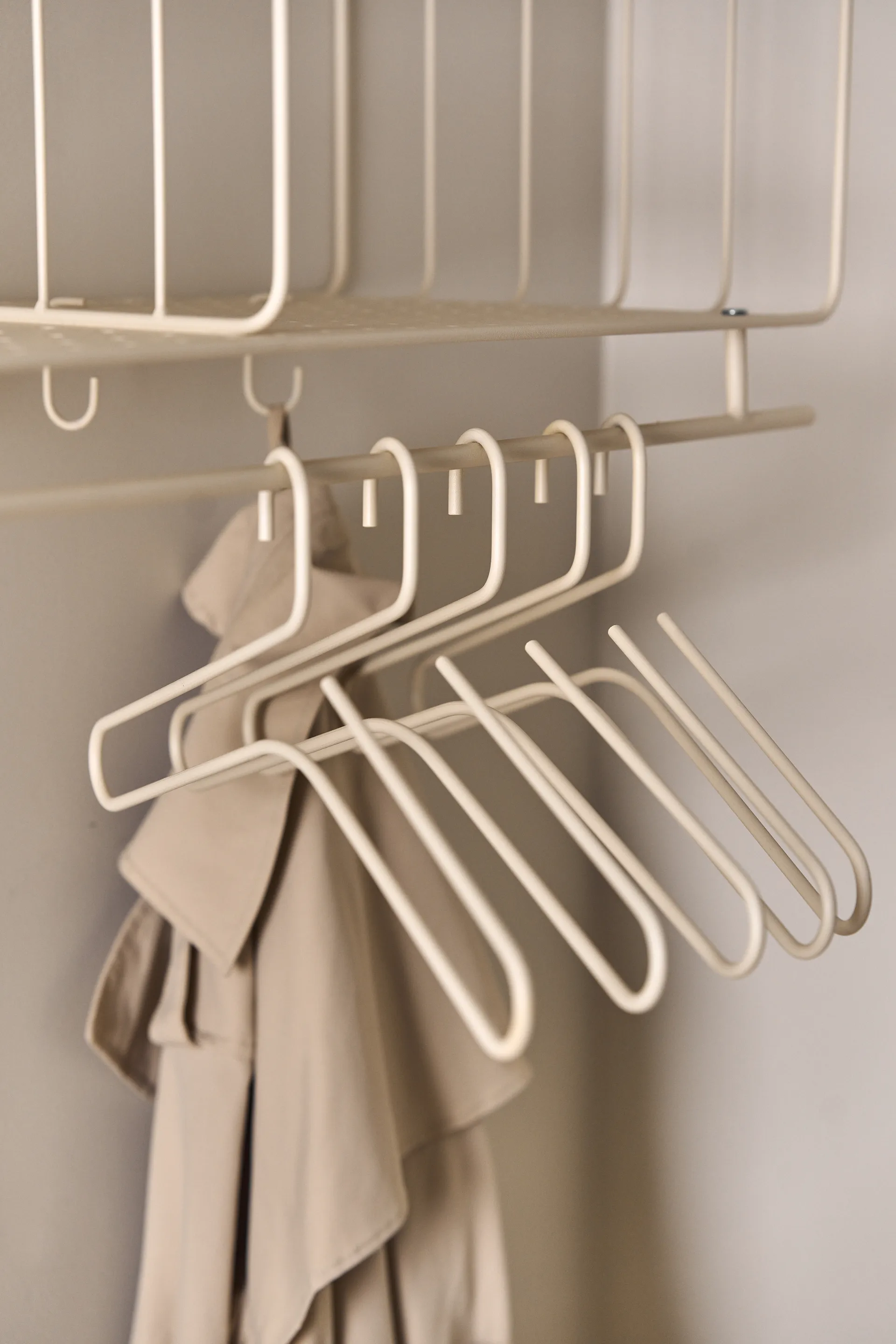 Cabide Smooth 5 unid., Beige Scandi Living