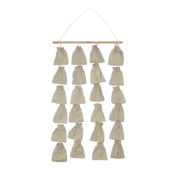 Calendário do advento Joyful 75 cm - Beige - Scandi Living