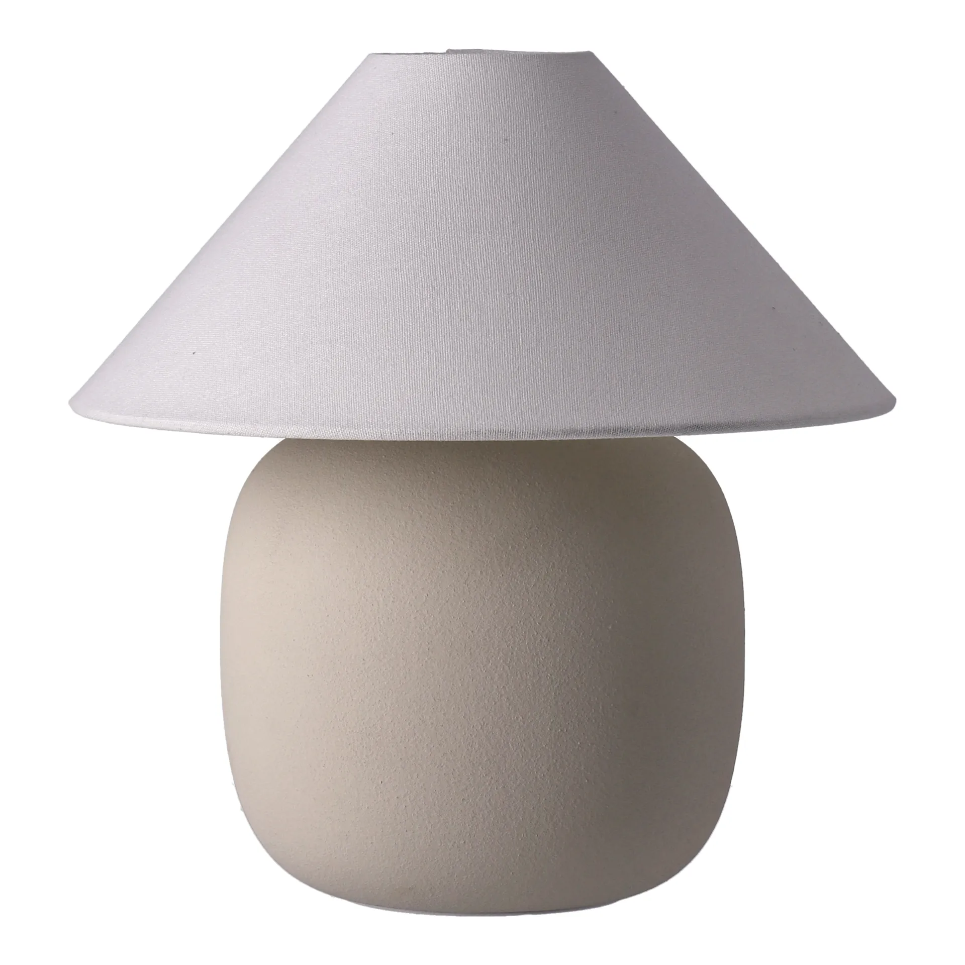 Candeeiro de mesa Boulder 29 cm beige-white Scandi Living