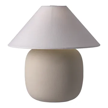 Candeeiro de mesa Boulder 29 cm beige-white - Scandi Living