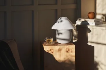 Candeeiro de mesa Boulder 29 cm grey-white - Scandi Living