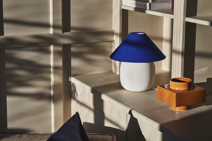 Candeeiro de mesa Boulder 29 cm white-cobolt Scandi Living